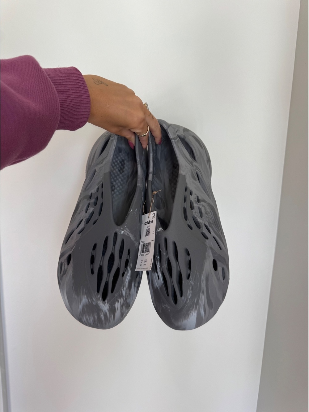 Adidas Yeezy Foam Runner MX Granite IE4931 Gray Size 12 New w/ Box & Tags